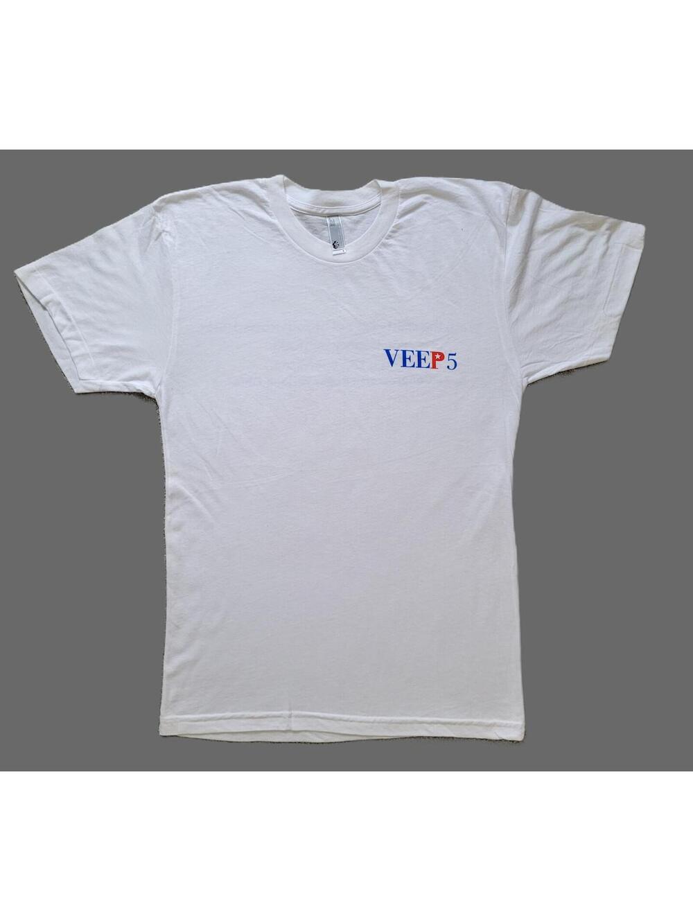 VEEP Season 5 American Apparel T-Shirt Men's Small White Graphic Political Humor
